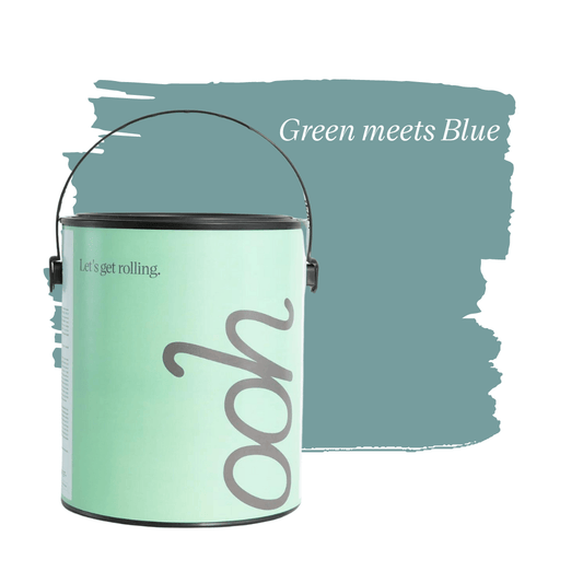 Green meets Blue - Ooh Paint Store